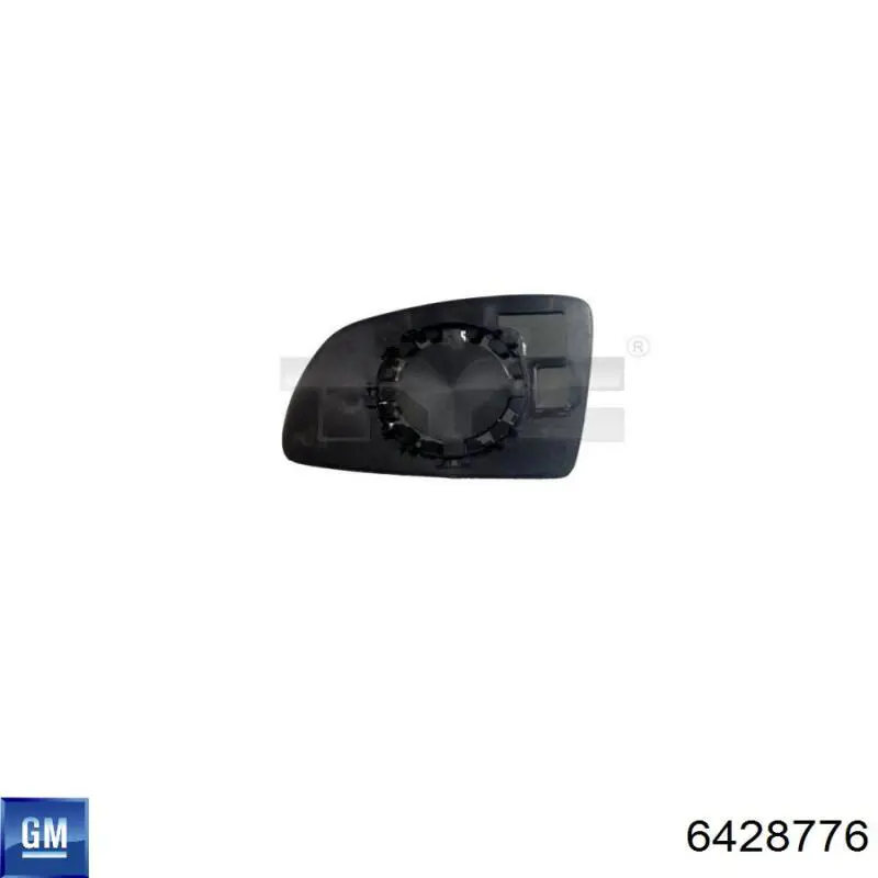 6428776 General Motors cristal de espejo retrovisor exterior derecho