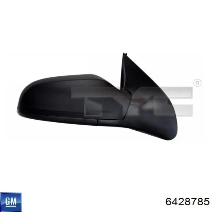 6428785 General Motors Cristal de espejo retrovisor derecho