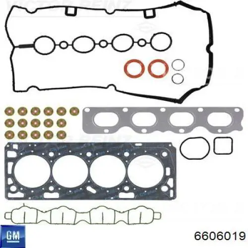 Juego de juntas superiores de motor General Motors 6606019 precio, desde 108,42 EUR