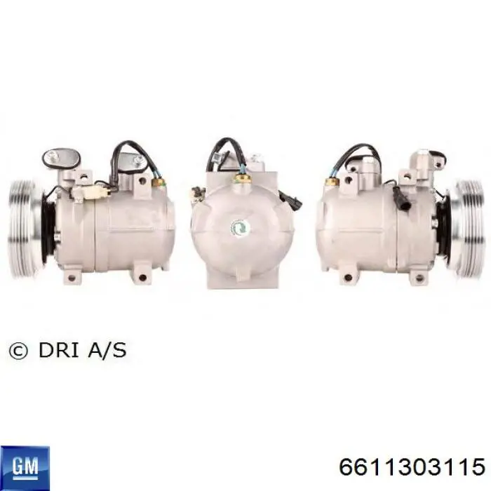 Compresor de aire acondicionado 926009B400 Nissan/Infiniti