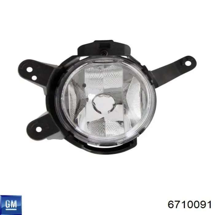 6710091 Opel faro antiniebla izquierdo