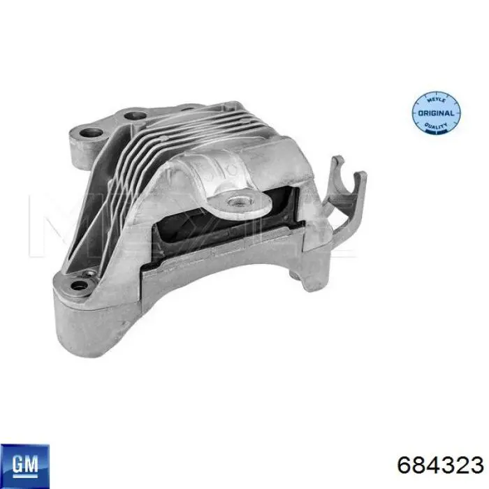 684323 General Motors soporte de motor derecho