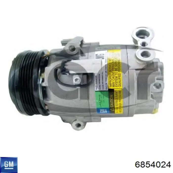 Compresor de aire acondicionado 6854024 General Motors