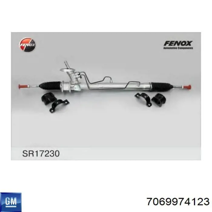 7069974123 General Motors Cremallera caja de direccion