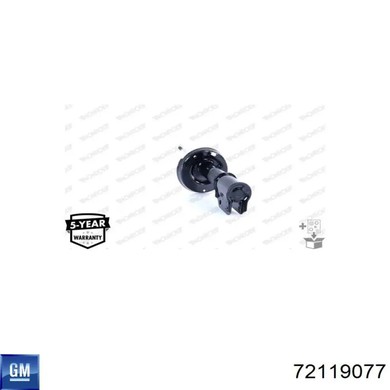 72119077 General Motors Amortiguador frontal