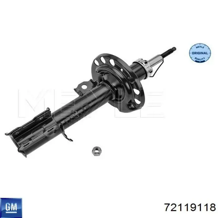 Amortiguador delantero derecho 72119118 General Motors