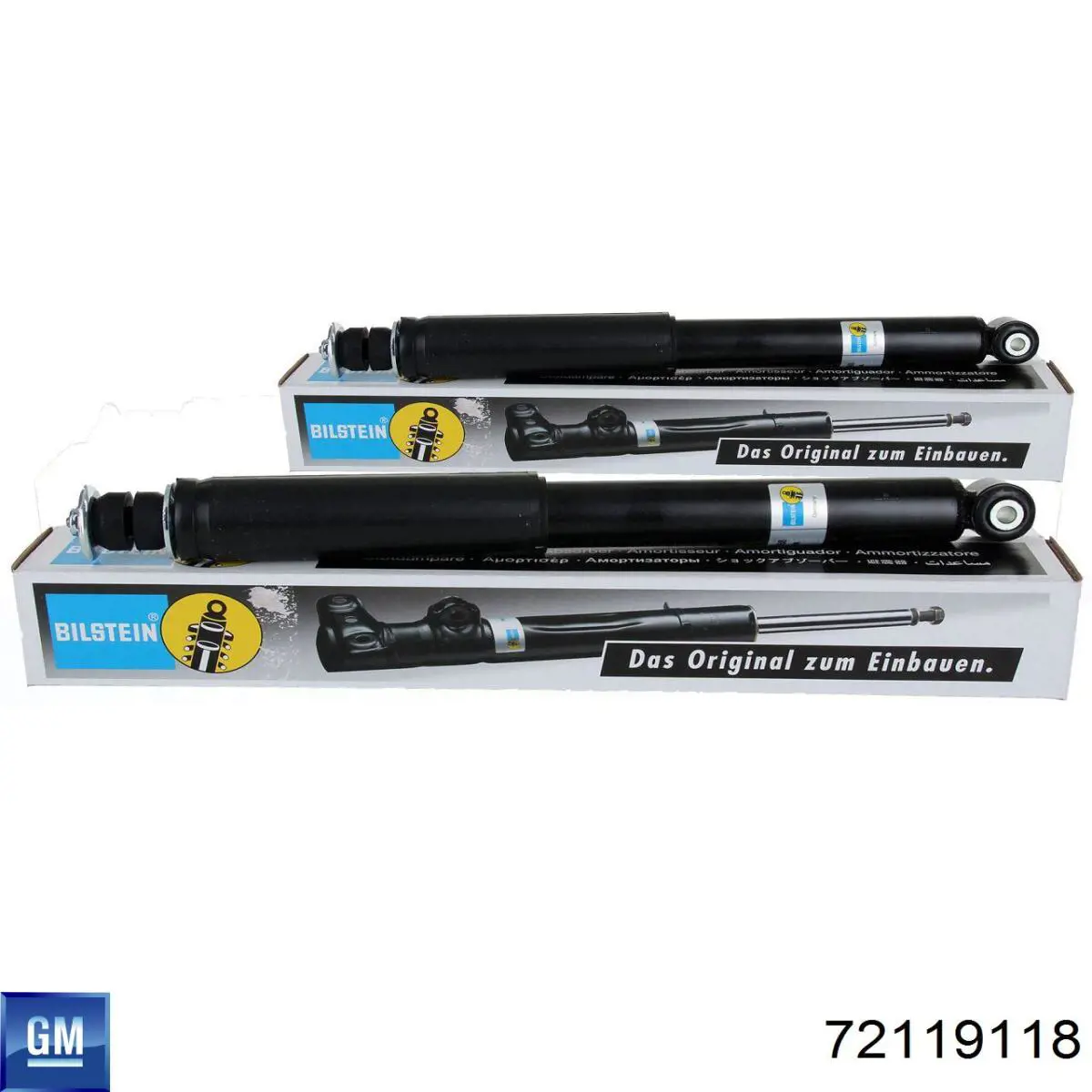 Amortiguador delantero derecho 72119118 General Motors