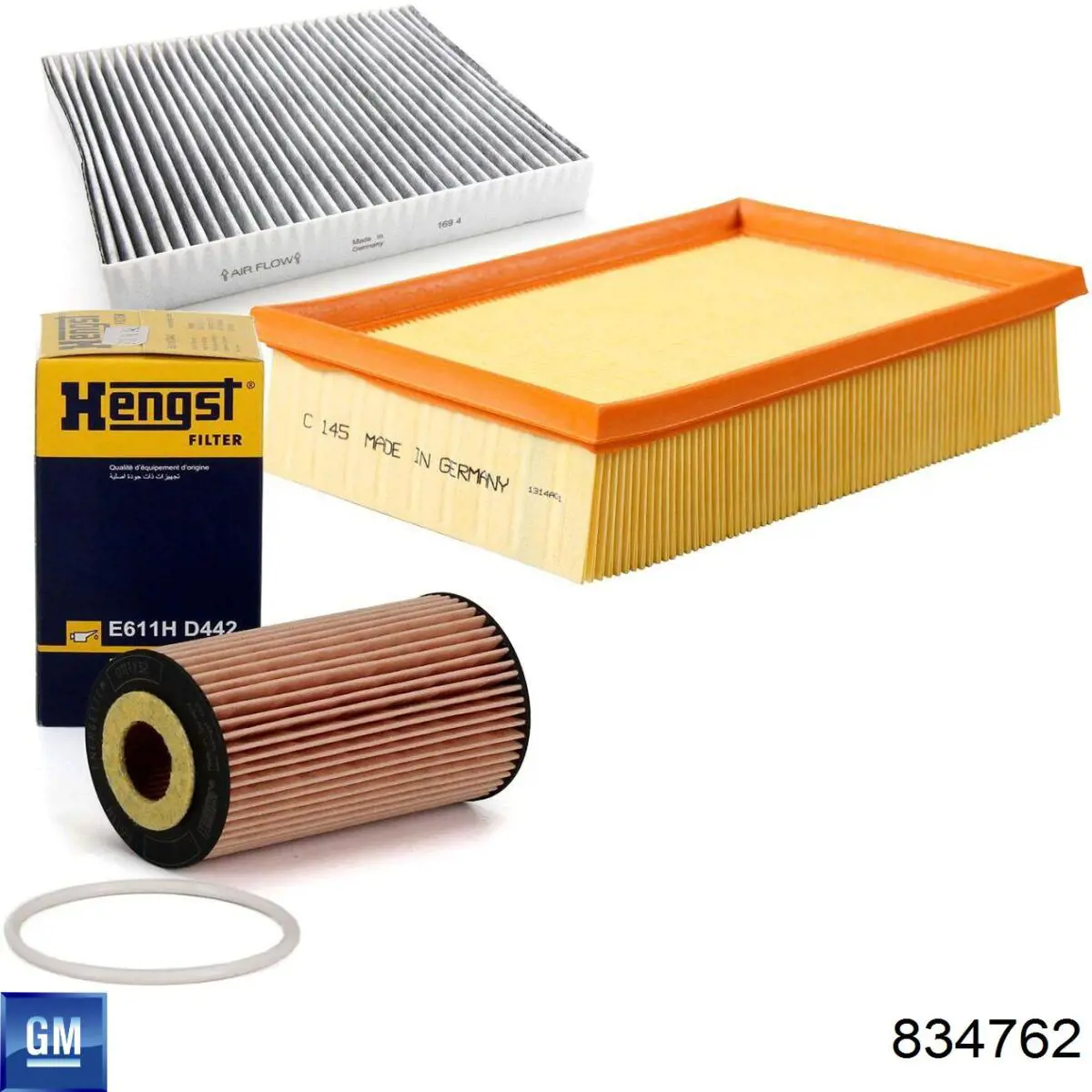 Filtro aire General Motors 834762