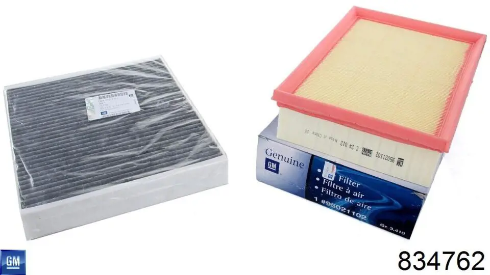 834762 General Motors Filtro de aire de motor