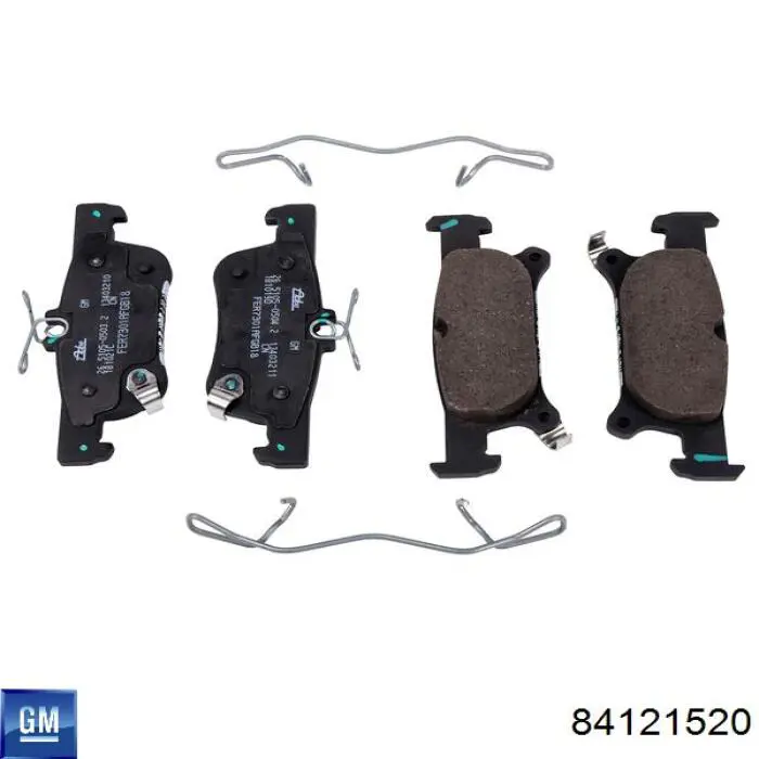 Comprar 84121520 General Motors Pastillas delanteras de freno