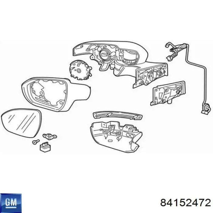 Pastillas de freno 42673336 General Motors