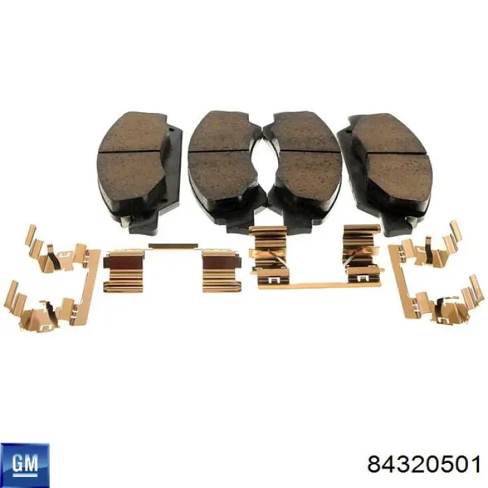 Comprar 84320501 General Motors Pastillas delanteras de freno