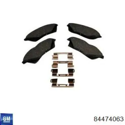 84474063 General Motors pastillas de freno traseras