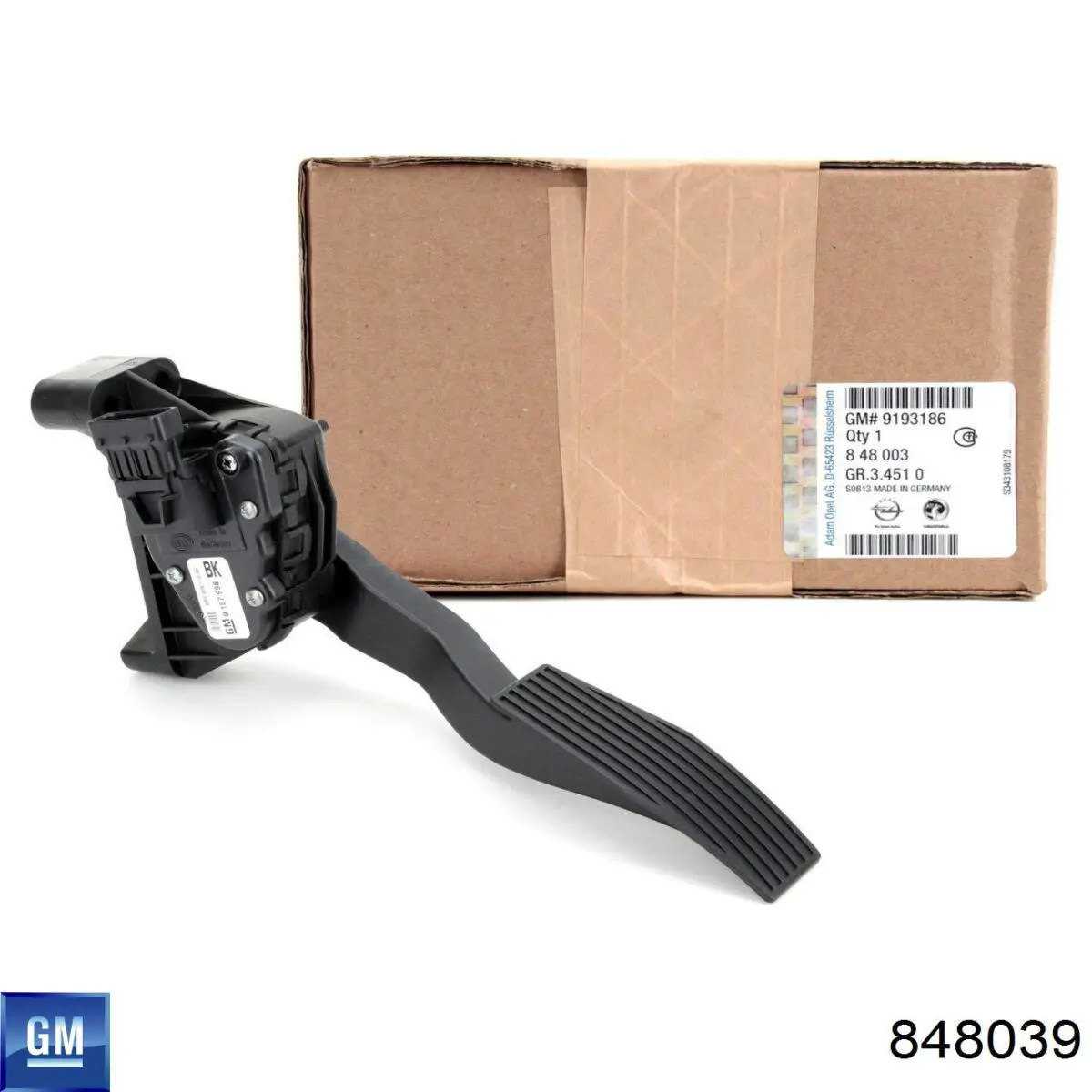 848039 General Motors Pedal de aceleracion
