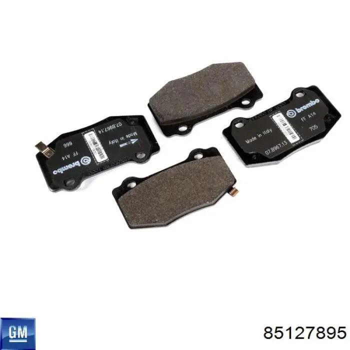 Pastillas de freno 85127895 General Motors