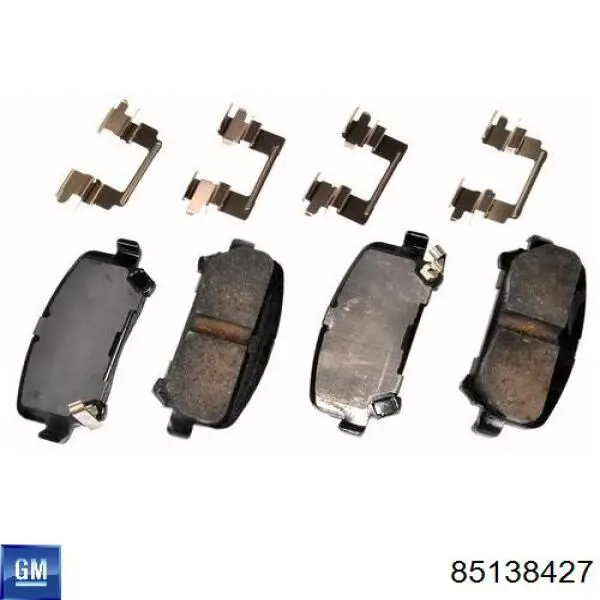 Pastillas de freno traseras 23275448 General Motors
