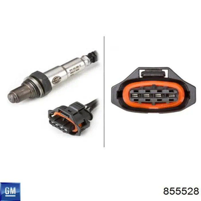 Sensor de oxígeno previo al catalizador 855528 General Motors