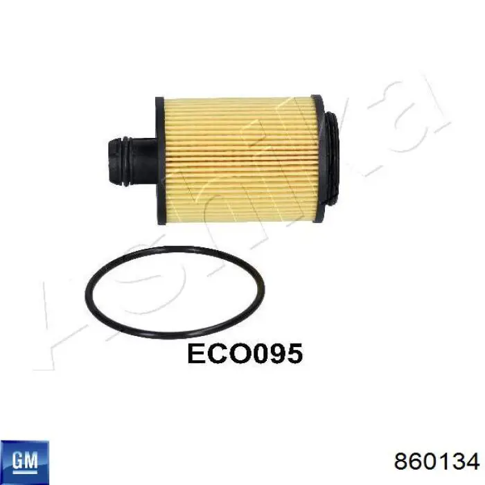 Filtro de aceite 860134 General Motors