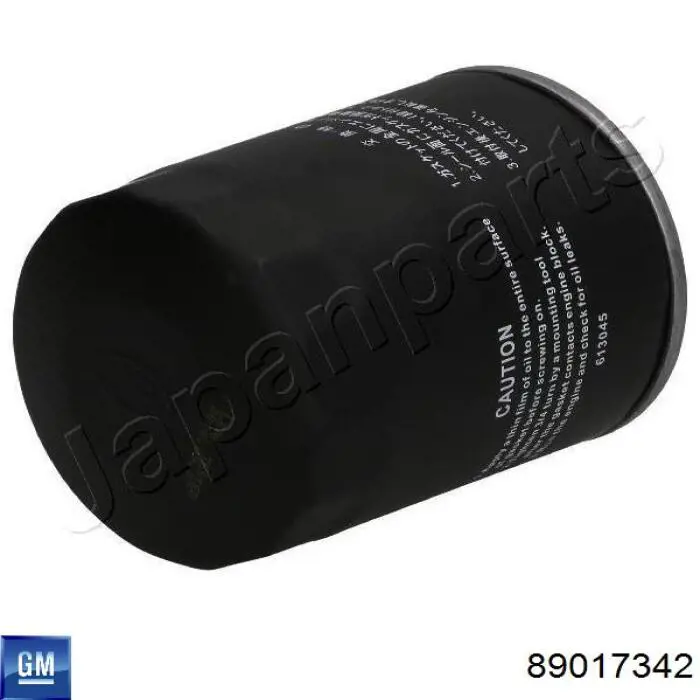 Filtro de aceite motor General Motors 89017342