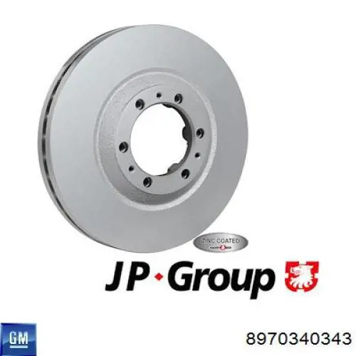 Frenos delanteros General Motors 8970340343 precio, desde 39,86 EUR