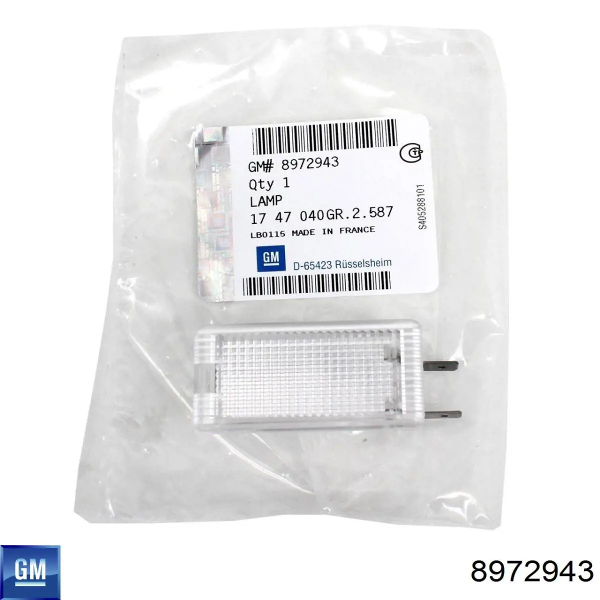 Luz de cortesía del maletero General Motors 8972943 precio, desde 5,02 EUR