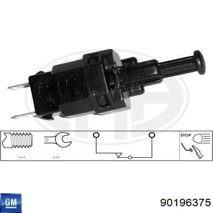Interruptor de luz de freno ADG01405 Blue Print