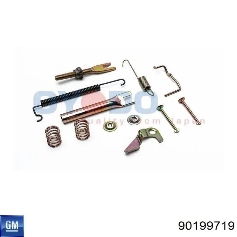 Kit de montaje de zapatas de freno traseras General Motors 90199719 precio, desde 3,91 EUR