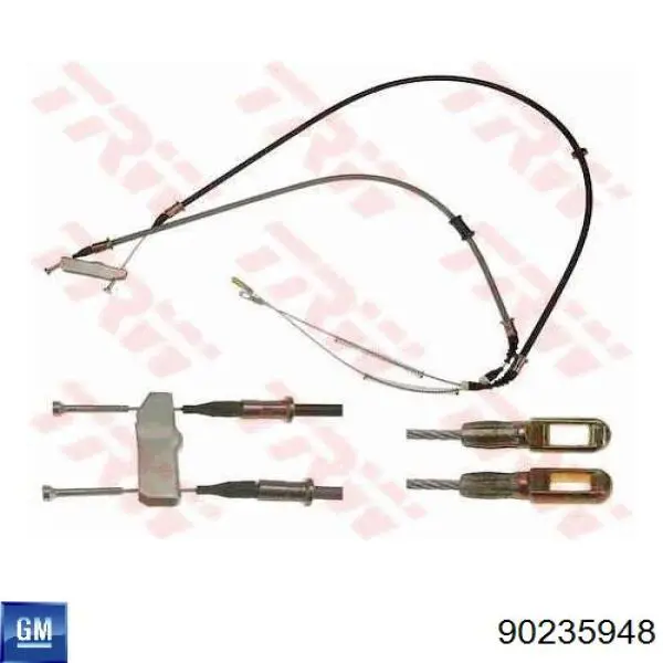 Cable de freno de mano trasero derecho/izquierdo CA3008 VALEO
