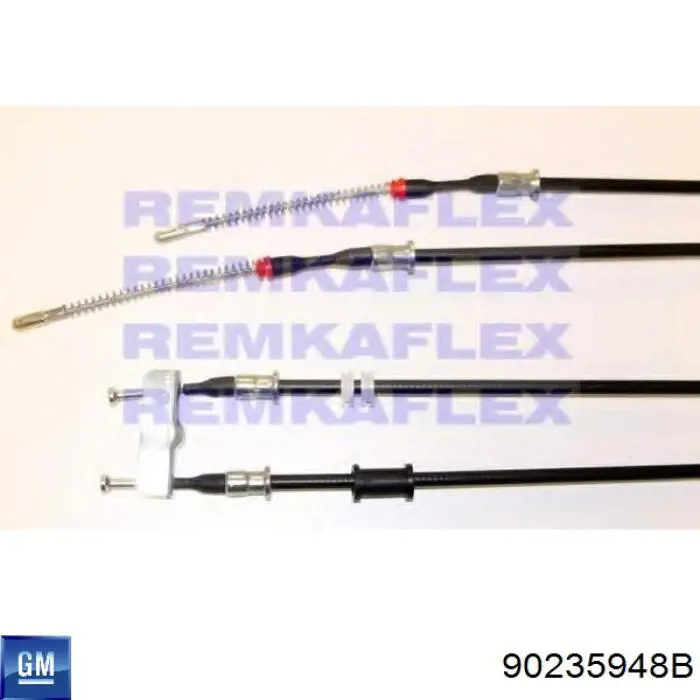 90235948B General Motors cable de freno de mano trasero derecho/izquierdo