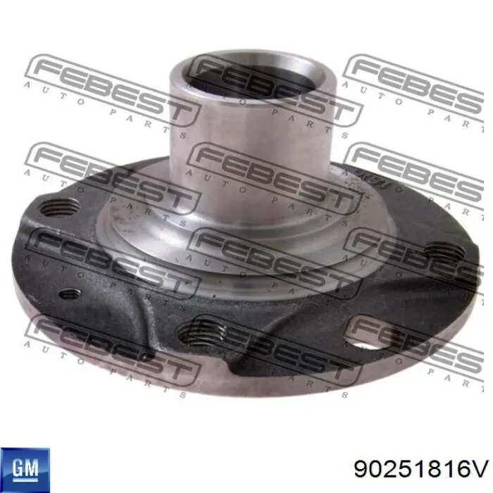 90251816V General Motors cubo de rueda delantero