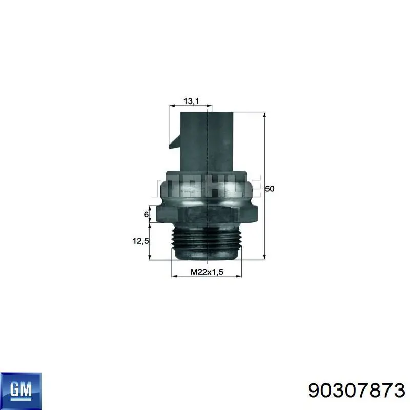 Comprar 90307873 General Motors Sensor de temperatura de agua