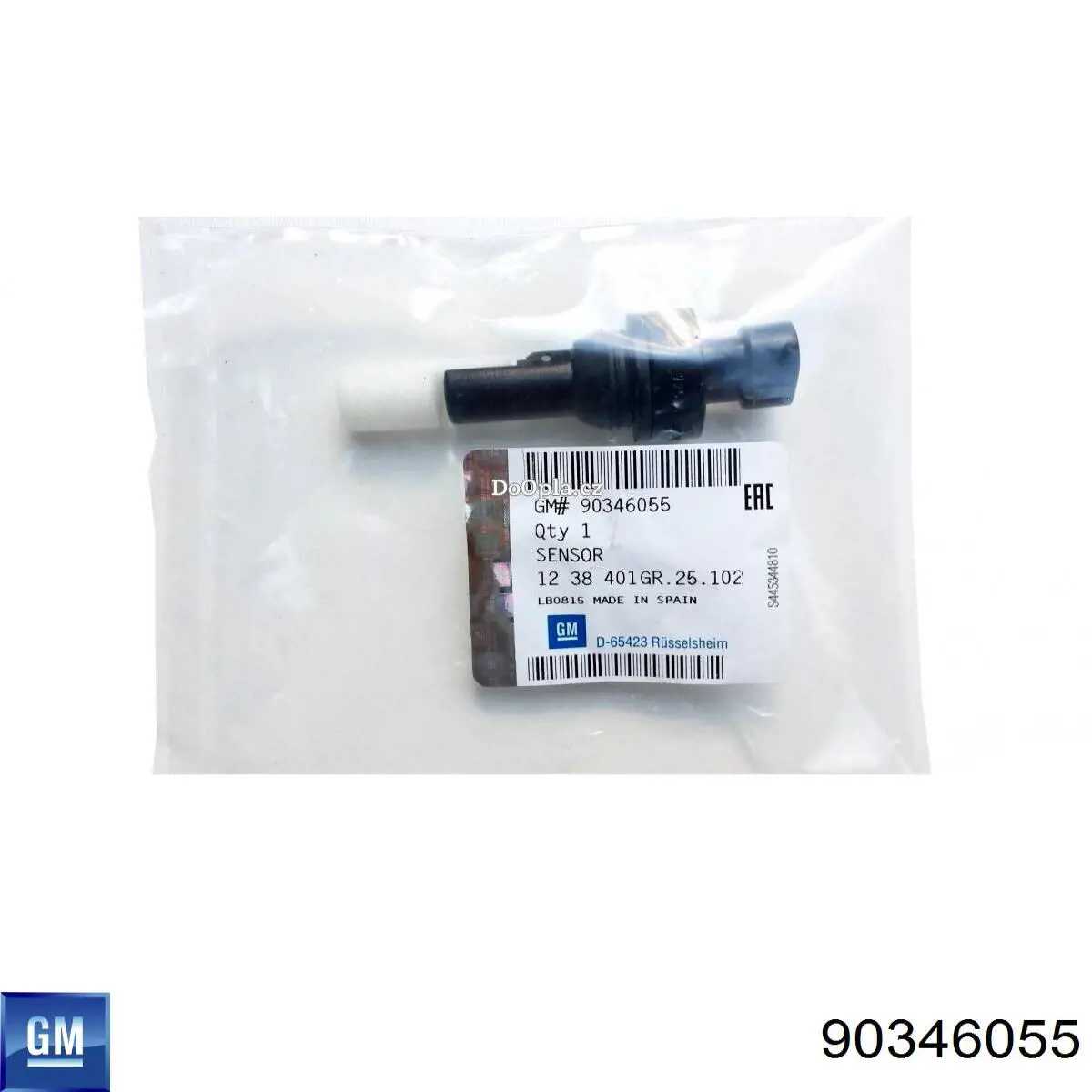 Comprar 90346055 General Motors Sensor de nivel del depósito de líquido limpiaparabrisas