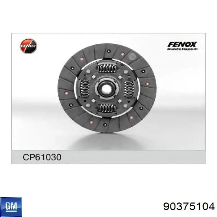 Disco de embrague General Motors 90375104 precio, desde 30,07 EUR