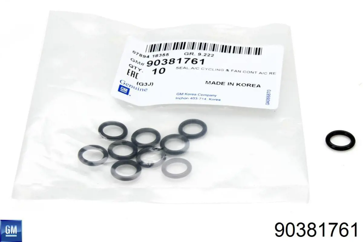 Comprar 1850707 General Motors Anillo de sellado de la manguera de descarga del compresor