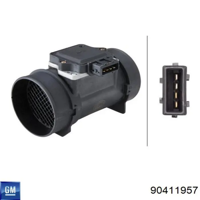 90411957 General Motors Sensor de flujo de aire