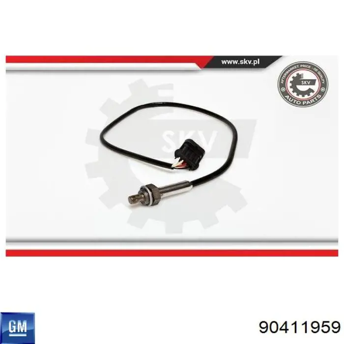 90411959 General Motors Sensor de oxígeno previo al catalizador