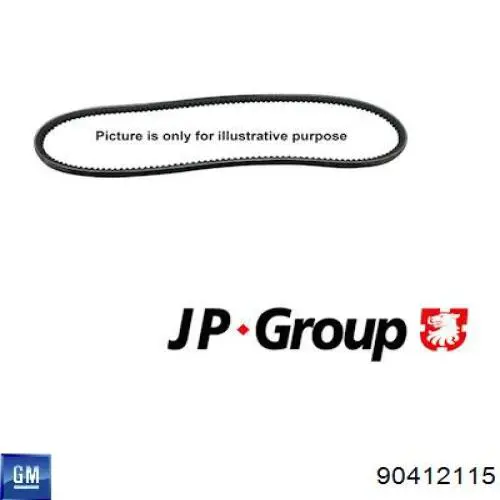 Correa de alternador 90412115 General Motors
