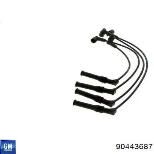 Cables de bujías 90443687 General Motors