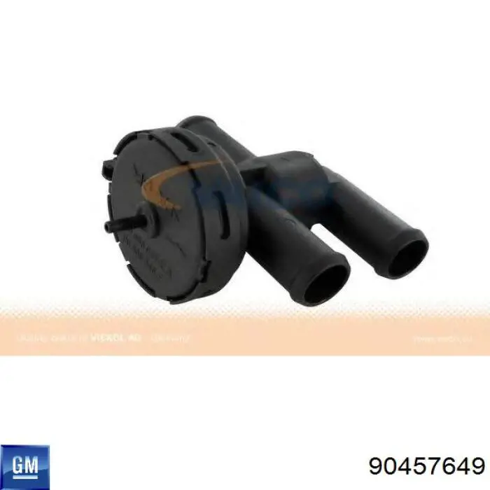 Válvula calefacción 90457649 General Motors