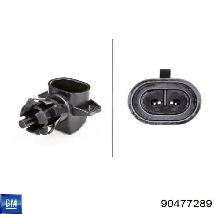 Sensor de temperatura ambiente General Motors 90477289