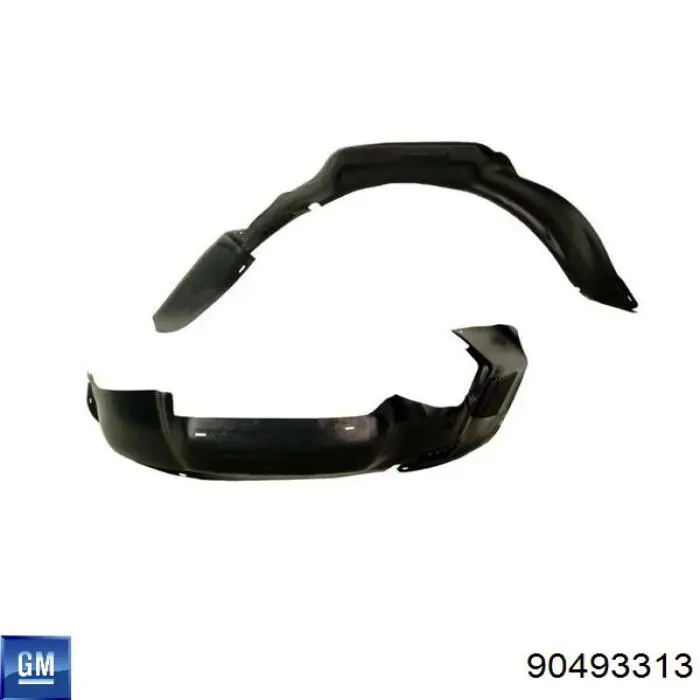 Guardabarros interior derecho, aleta delantera General Motors 90493313 precio, desde 23,58 EUR