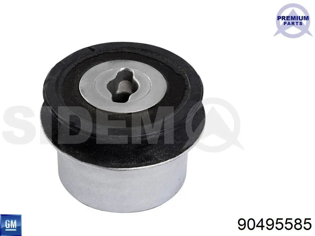 Buje delantero del brazo longitudinal trasero 90495585 General Motors