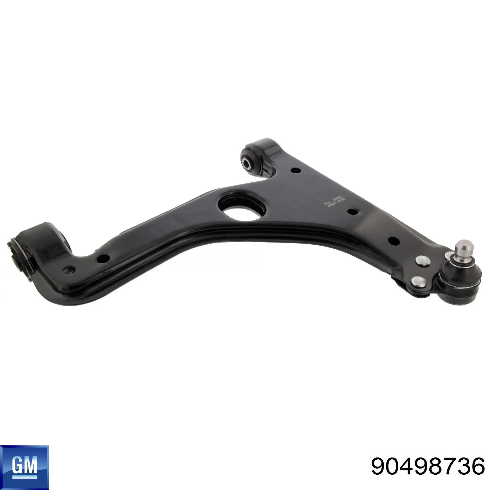 Brazo inferior derecho de la suspensión delantera 90498736 General Motors
