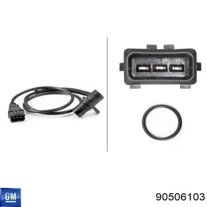 90506103 General Motors Sensor de posición del cigüeñal