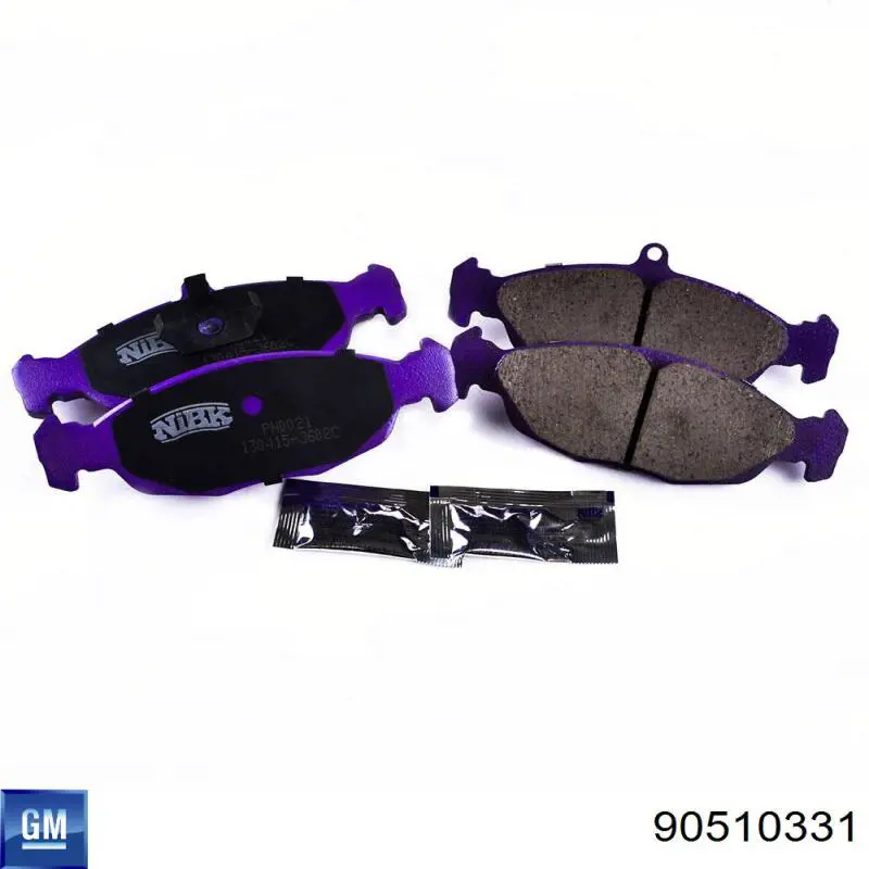 90510331 General Motors Pastillas delanteras