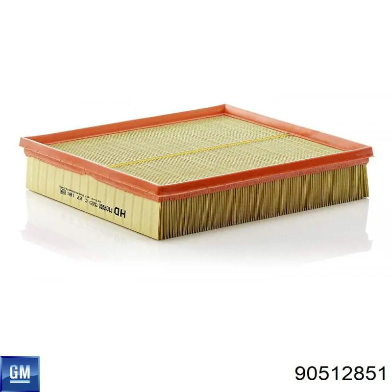 Filtro de aire 90512851 General Motors