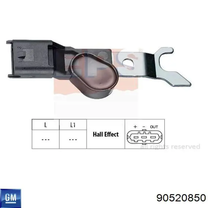 Sensor de árbol de levas General Motors 90520850 precio, desde 17,14 EUR