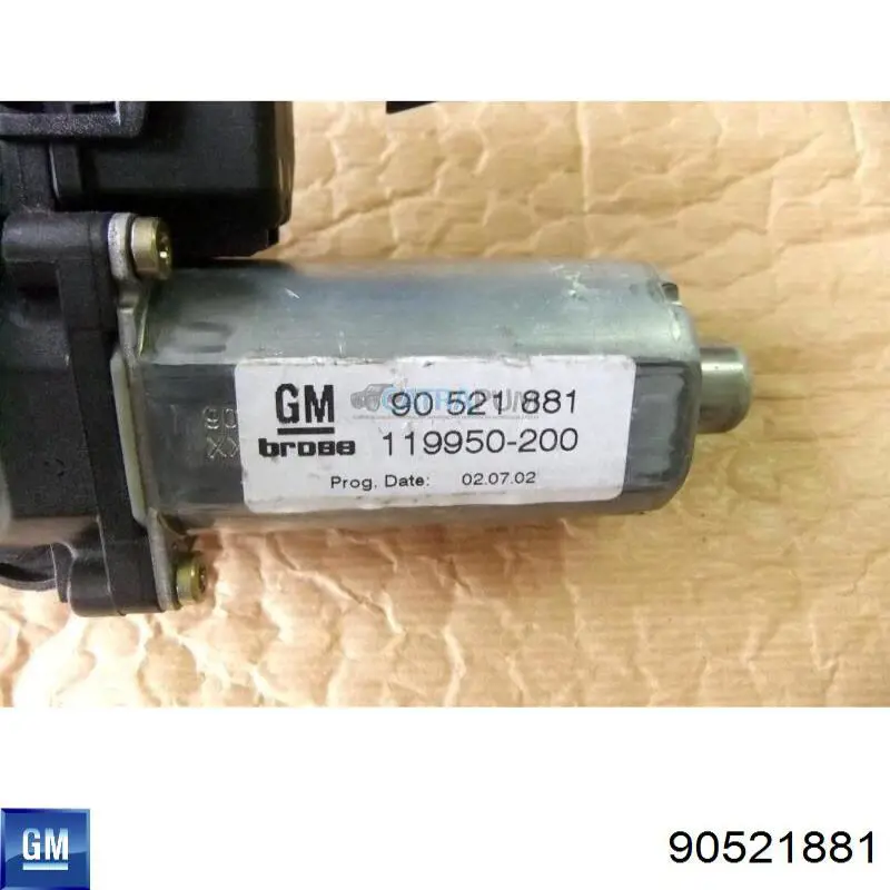 90521881 General Motors motor del elevalunas eléctrico