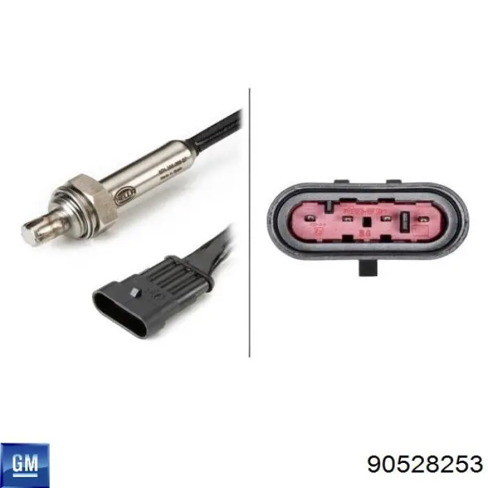 Comprar 90528253 General Motors Sensor de oxígeno previo al catalizador