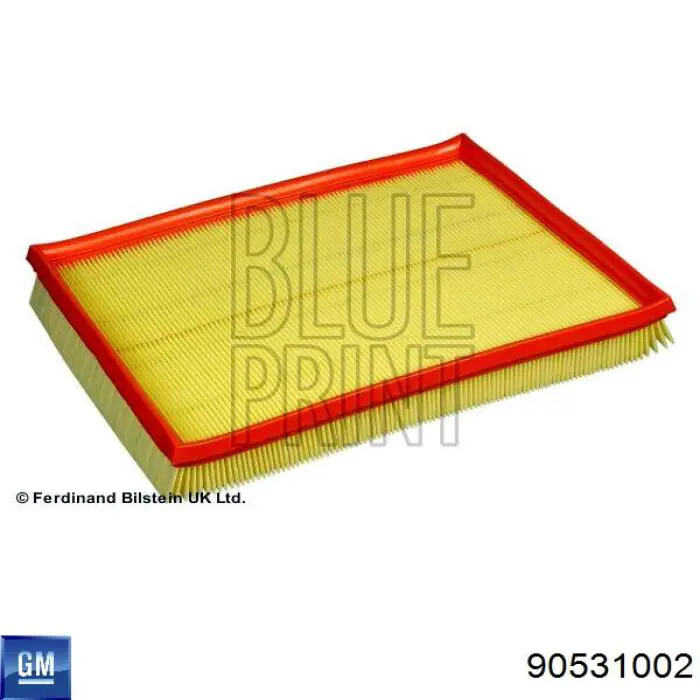 Caja del filtro de aire General Motors 5834006